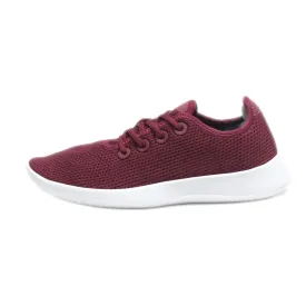 Allbirds Tree Runners Low-Top Sneakers Fabric Maroon Colour For Women