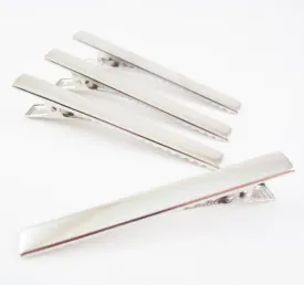 Alligator Clip With Teeth 75mm x 10 pcs Silver