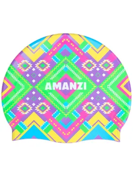 AMANZI Flamingle Silicone Swim Cap