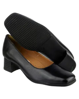 Amblers Womens Walford X Wide Fit Court Shoes