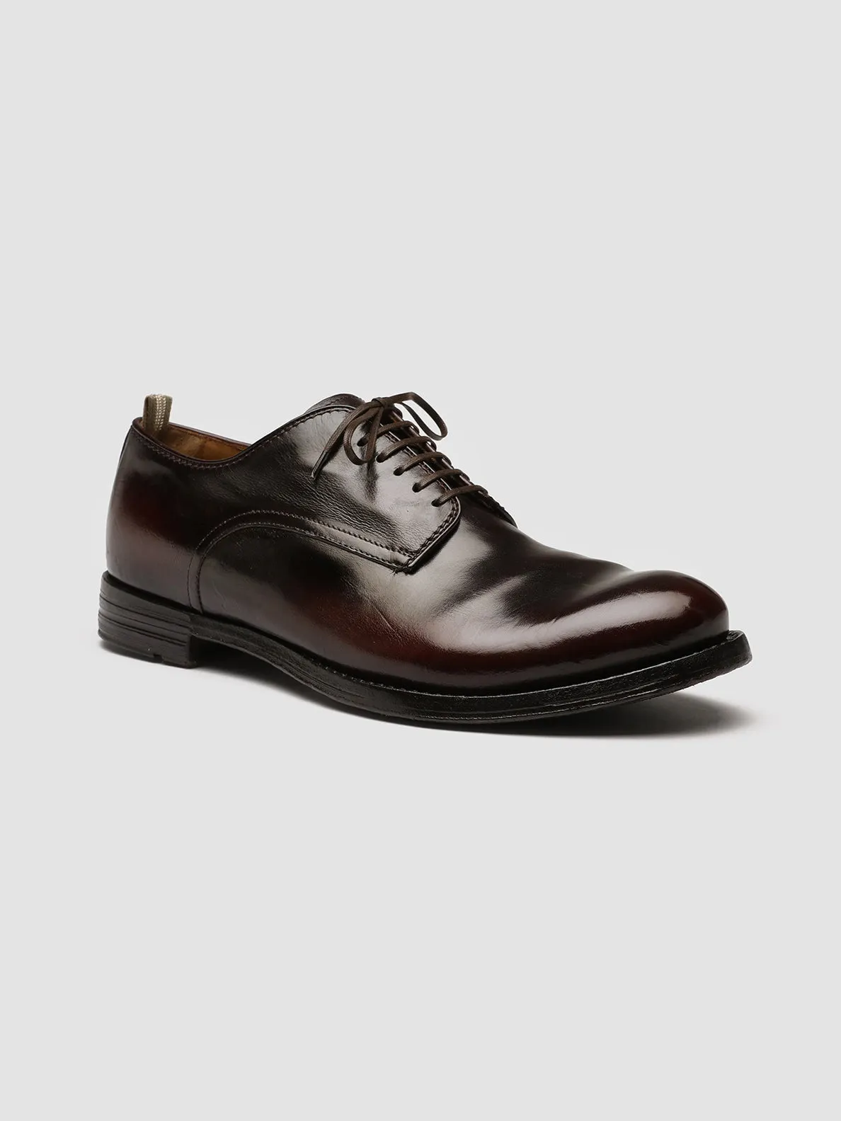 ANATOMIA 012 - Burgundy Leather Derby Shoes