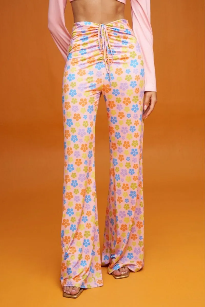 ANEMONE COLORFUL FLOWY PANTS