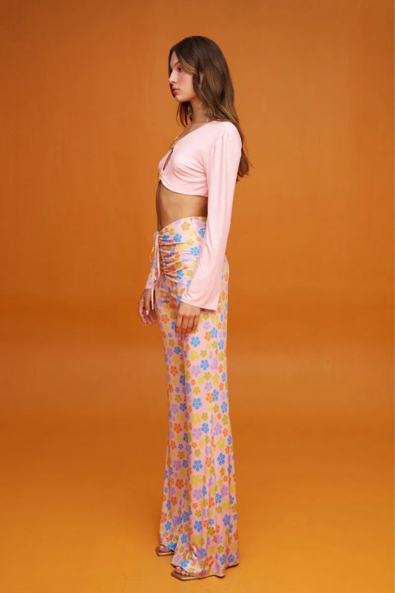 ANEMONE COLORFUL FLOWY PANTS