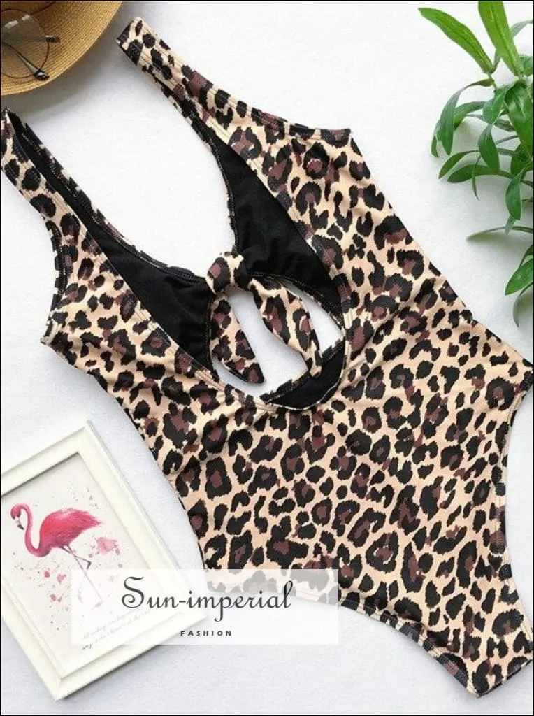 Animal Leopard Print Padded Bikini Women Bathing Suit Beach Swimwear