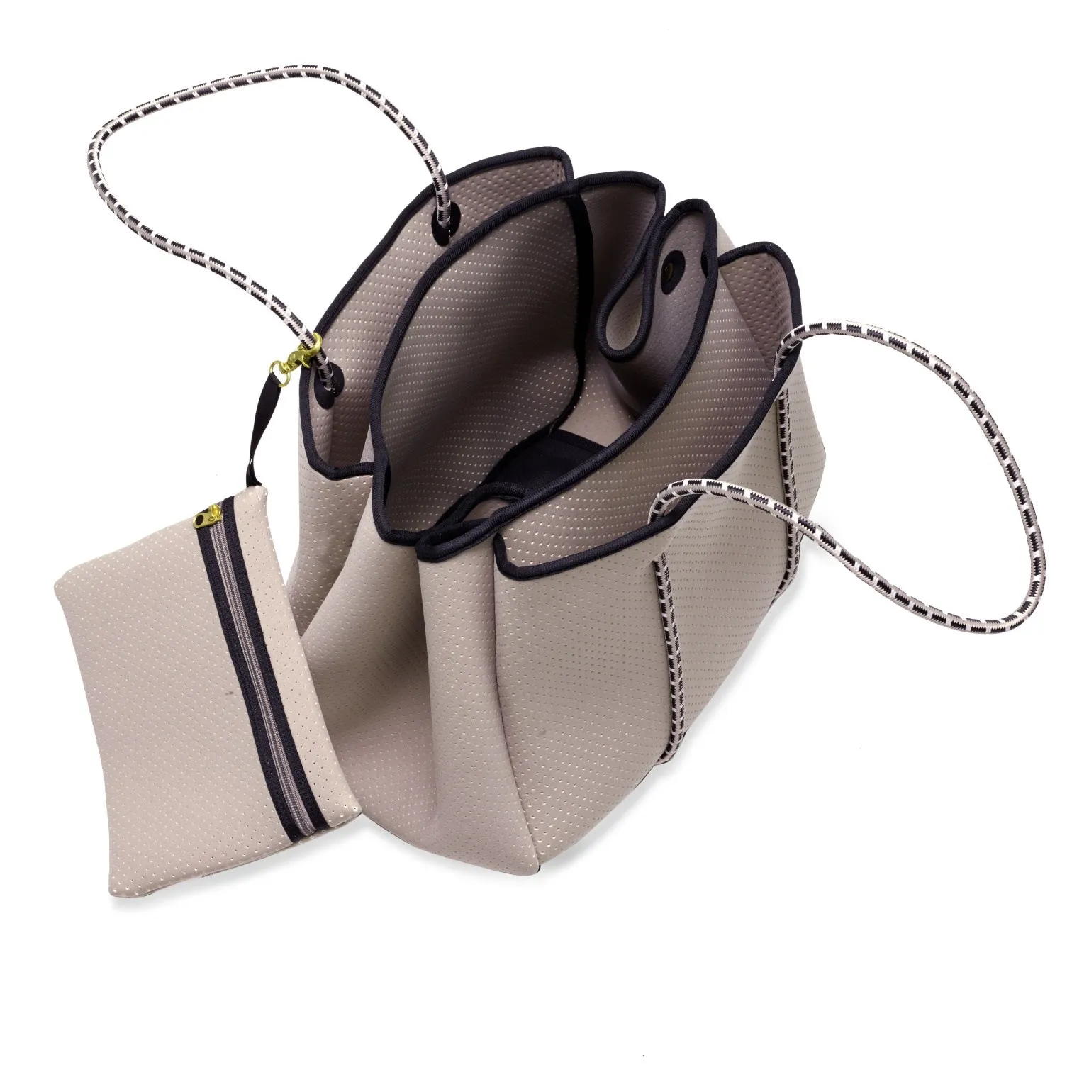 Annabel Ingall - Sporty Spice Neoprene Tote in Mushroom