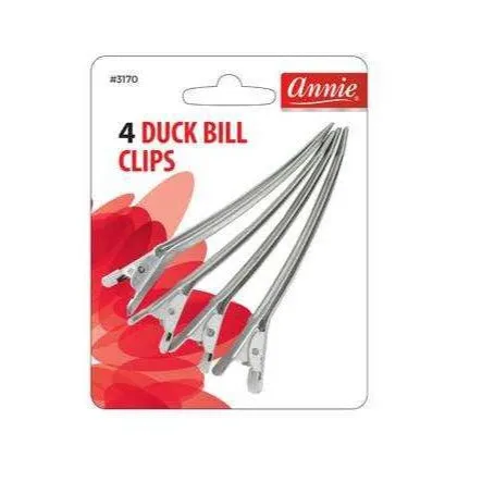 Annie Duck Bill Clips 4Ct