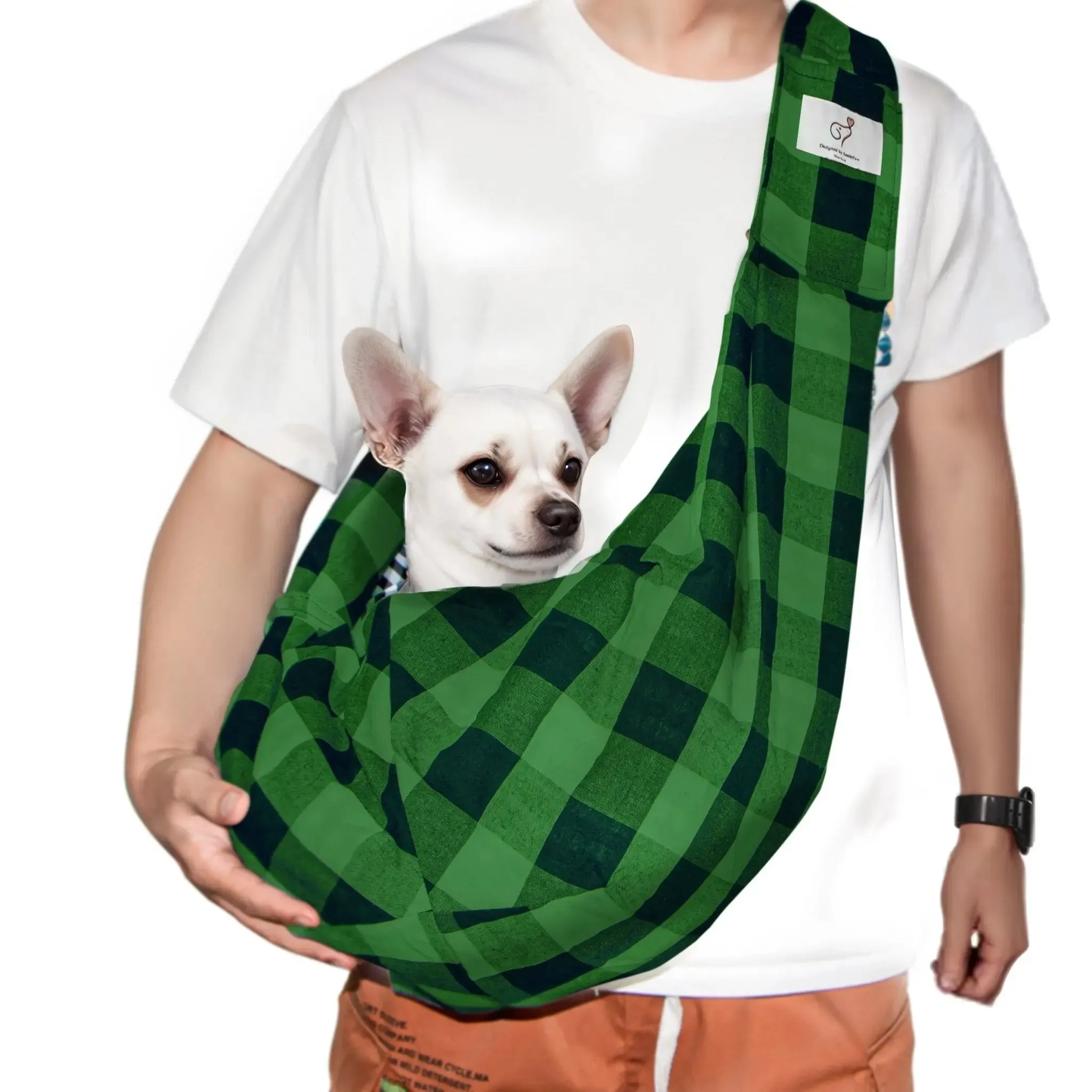 Anniepaw Breathable Foldable Dog Sling for Single Shoulder Travel