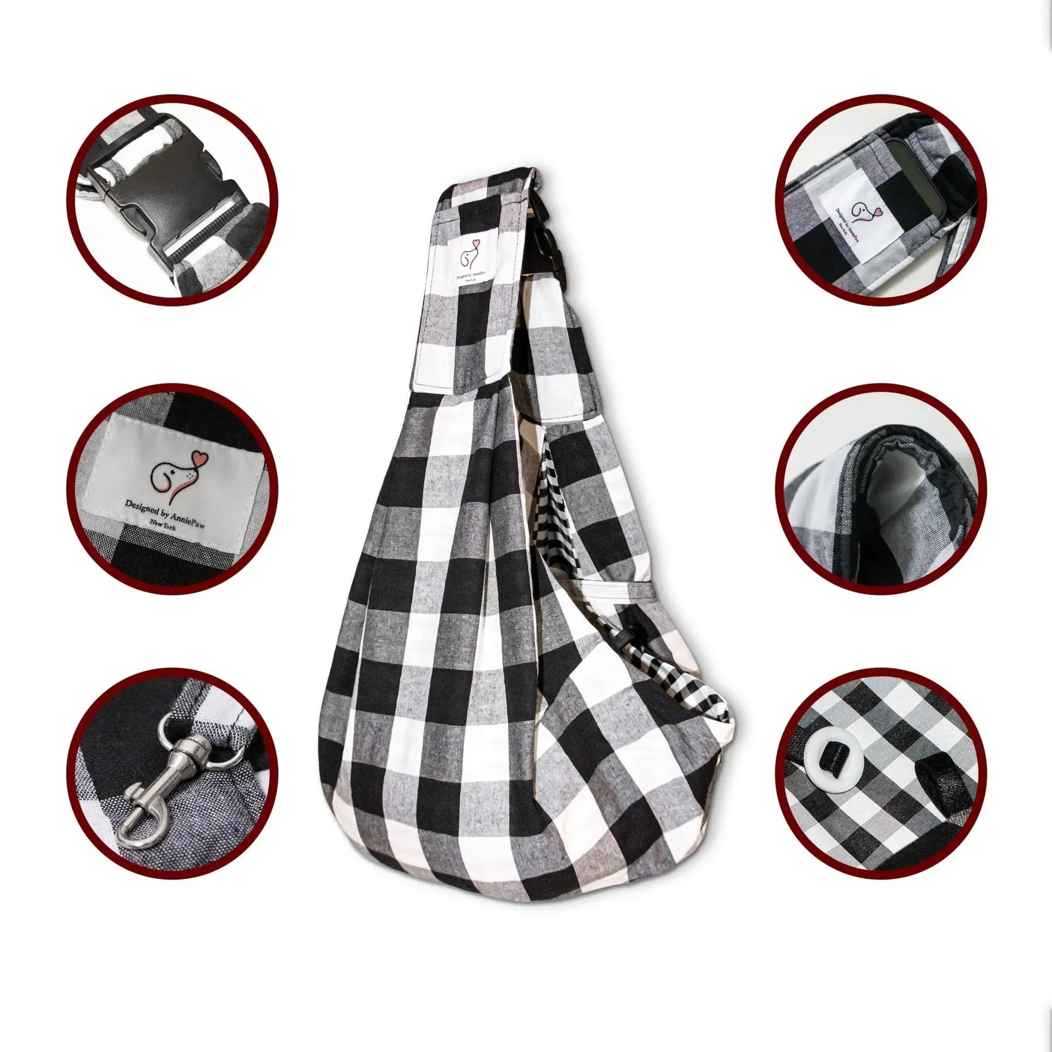 Anniepaw Breathable Foldable Dog Sling for Single Shoulder Travel