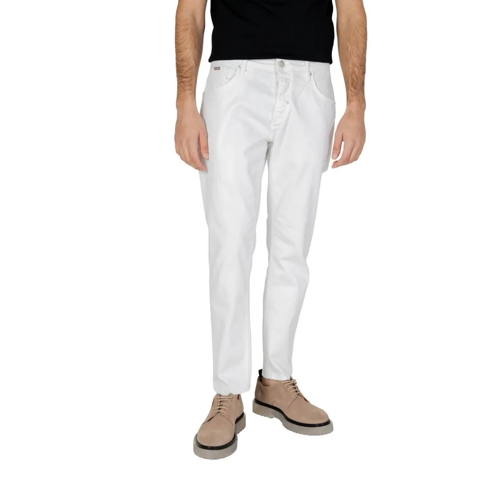 Antony Morato White Cotton Jeans & Pant