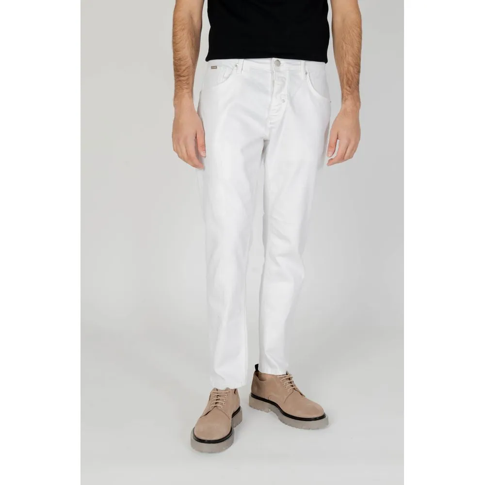 Antony Morato White Cotton Jeans & Pant