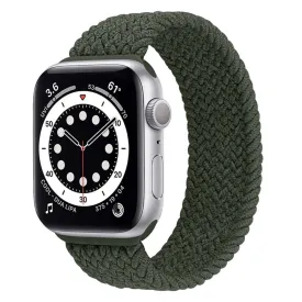 Apple Watch (41mm) elastic watch strap - Olive Green / Size: S