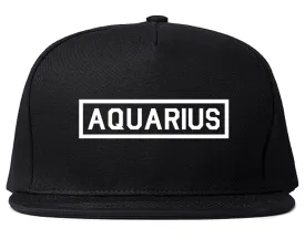 Aquarius Horoscope Sign Mens Snapback Hat