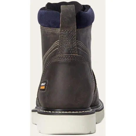 Ariat Women's Rebar Wedge Moc Toe WP Work Boot - Steel Grey - 10035770