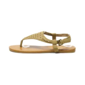 Arizona Flat Sandals Leather Brown Colour For Women