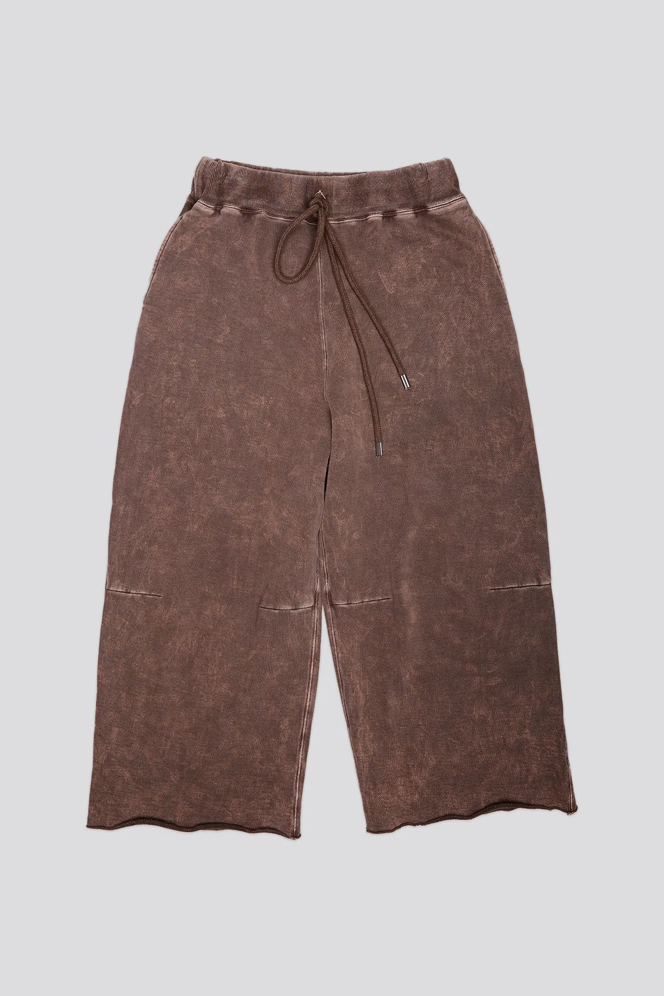 ARTICULATED KNEE SWEATPANT - BROWN