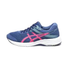 Asics Contend 6 Sport Shoes Fabric Blue Colour For Women