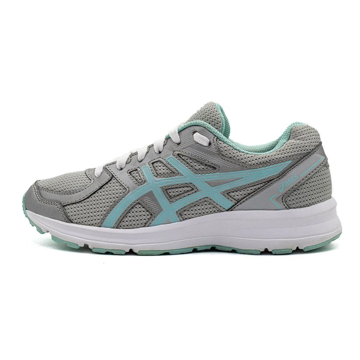 Asics Jolt Running Sport Shoes Fabric Grey Colour For Women