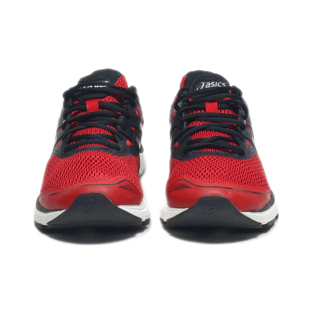 Asics Sport Shoes Leather Red Colour For Men