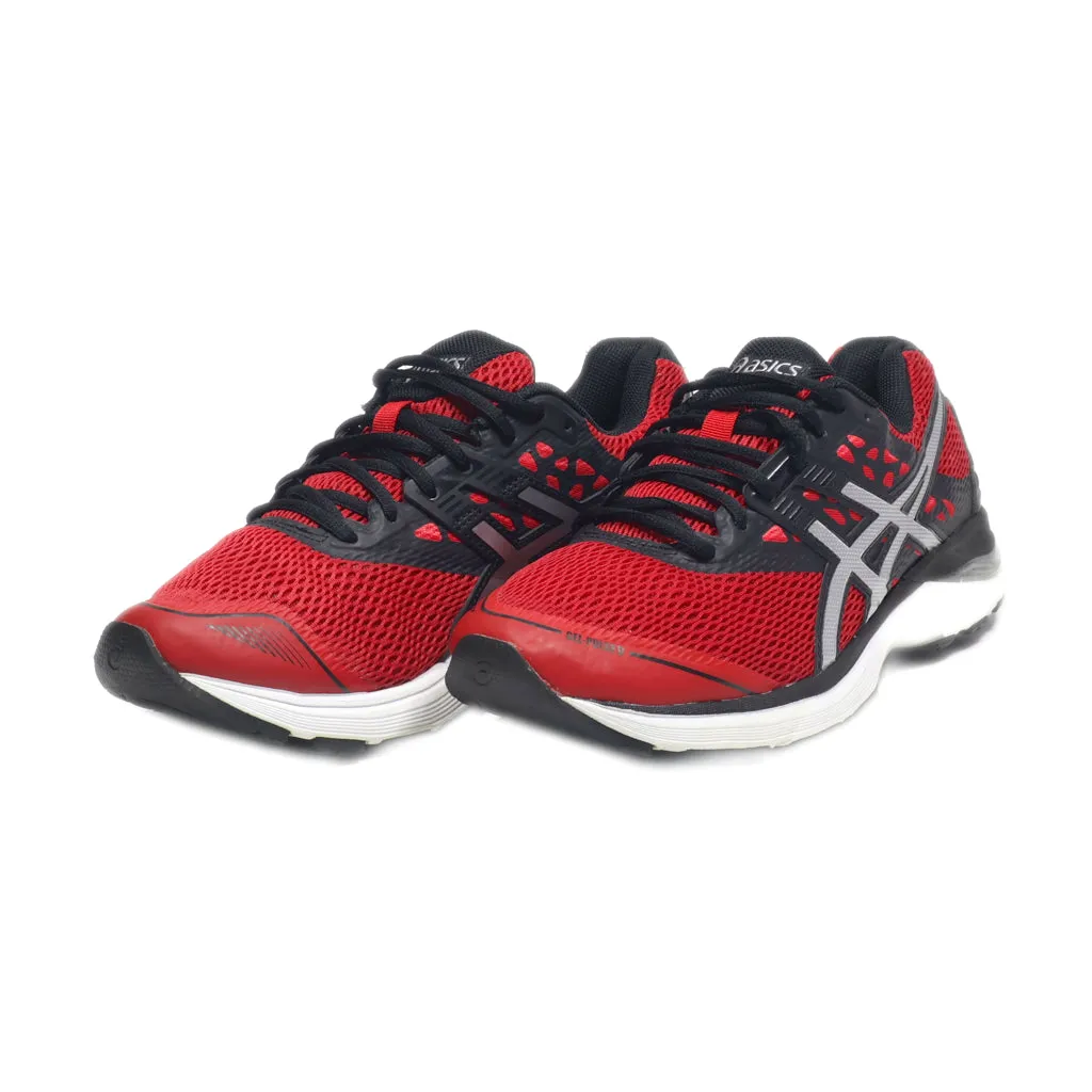 Asics Sport Shoes Leather Red Colour For Men