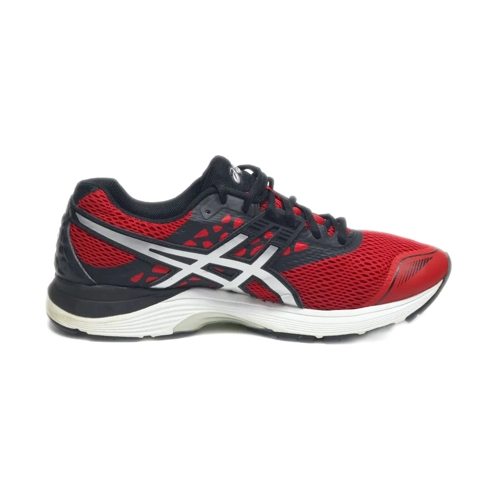 Asics Sport Shoes Leather Red Colour For Men