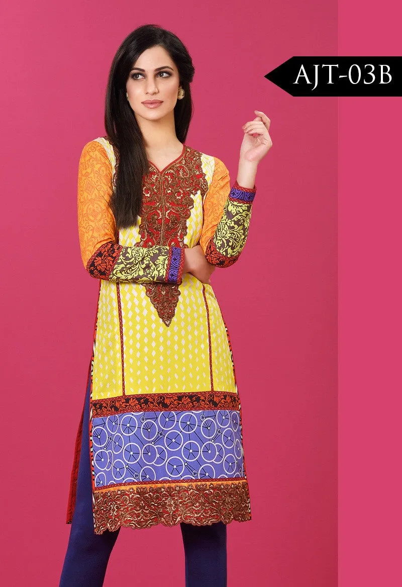 Asim Jofa Lawn Tunics Collection - AJT-3B