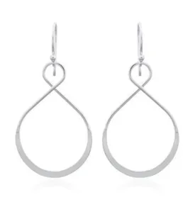 Asymmetrical Infinity Earrings