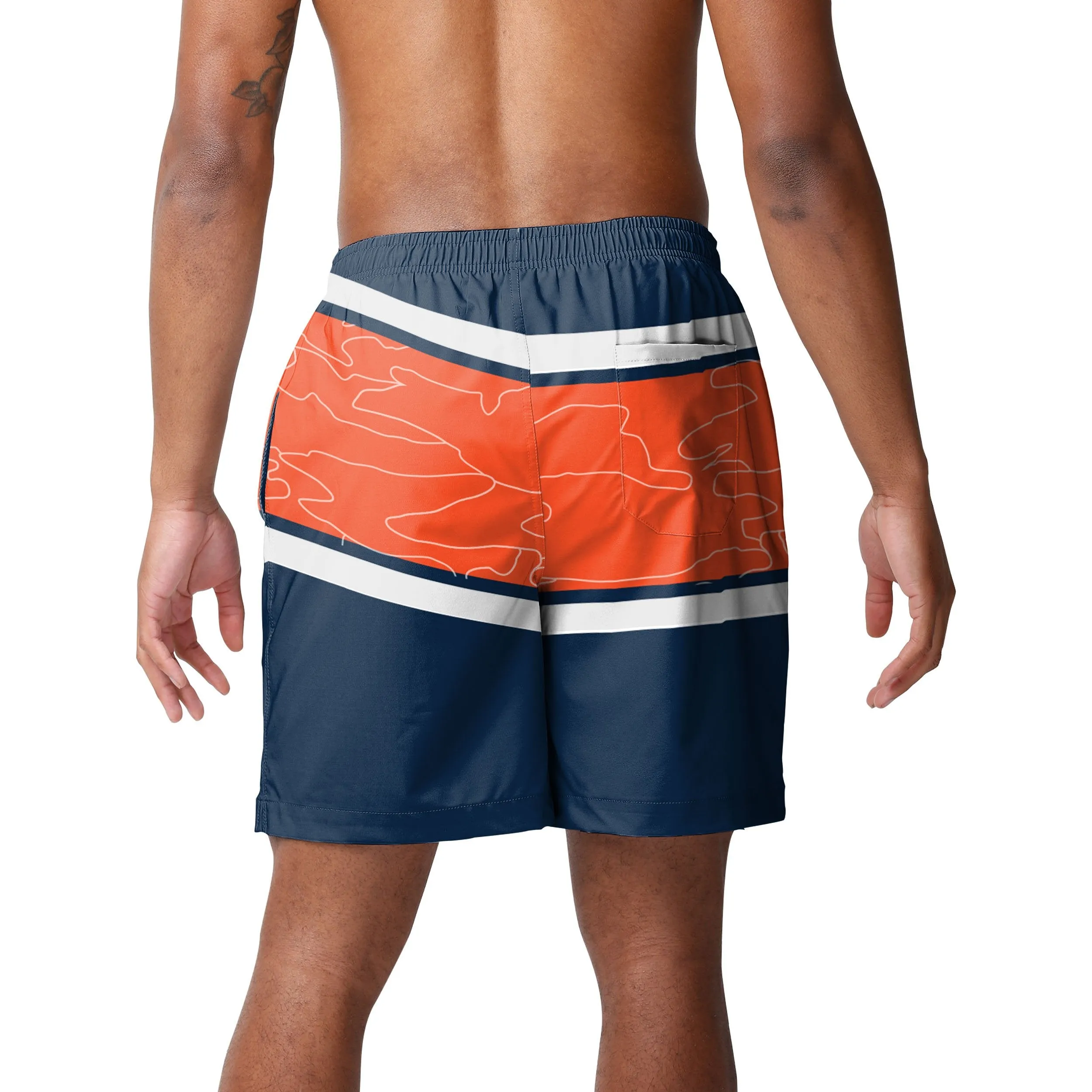 Auburn Tigers NCAA Mens Big Wordmark Swimming Trunks