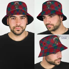 Auchinleck (Affleck) Tartan Bucket Hat with Family Crest