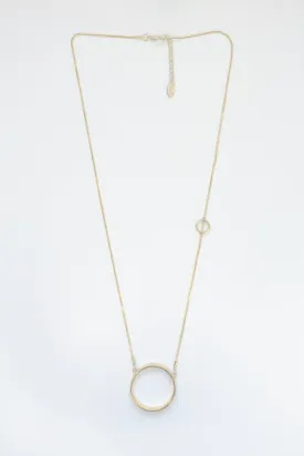 Aura Circle Necklace - Gold