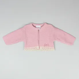 Baby Girls Cardigan - Dusty Pink