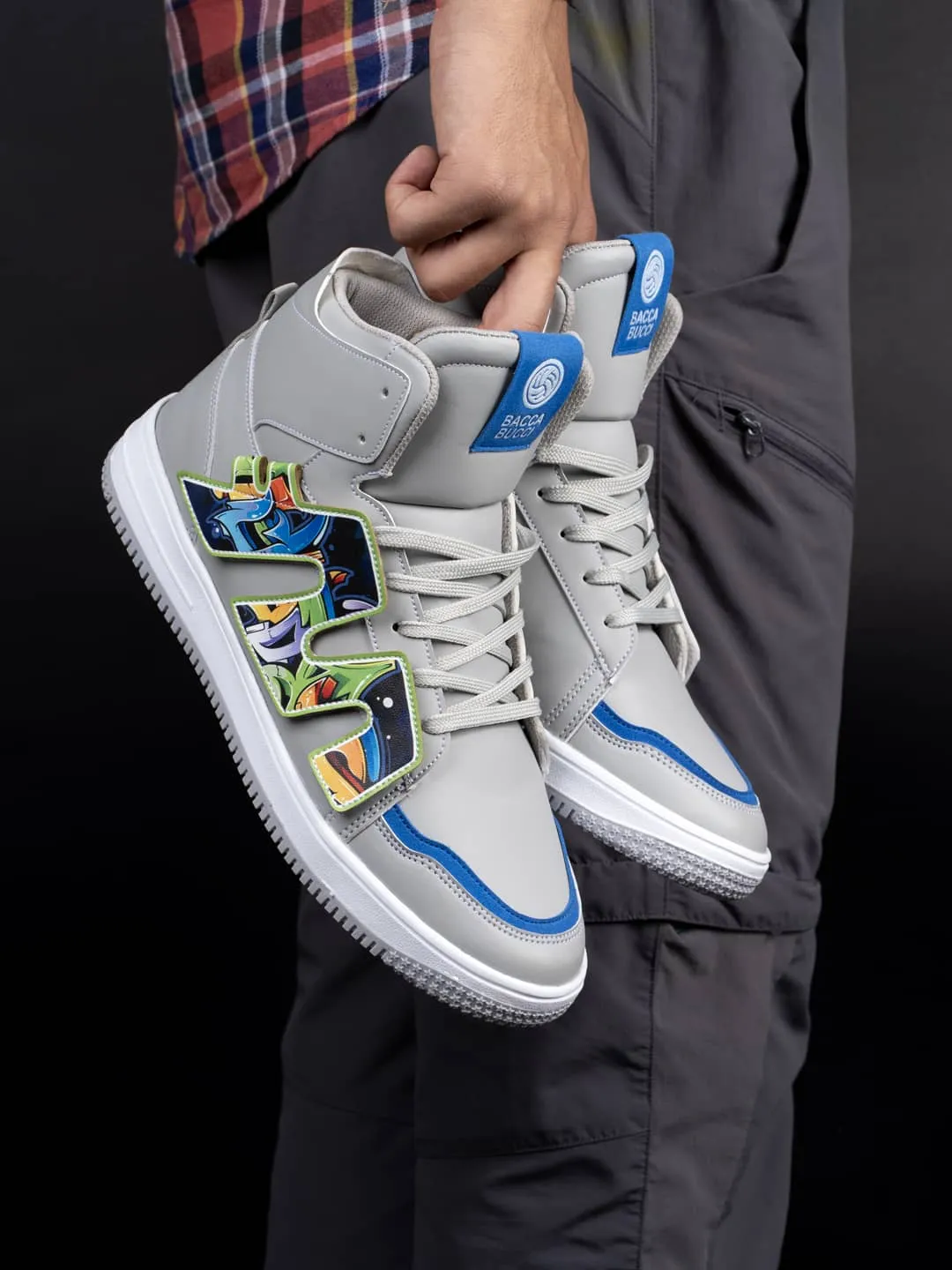 Bacca Bucci High-Top PATCH-PLAY Men's Sneakers