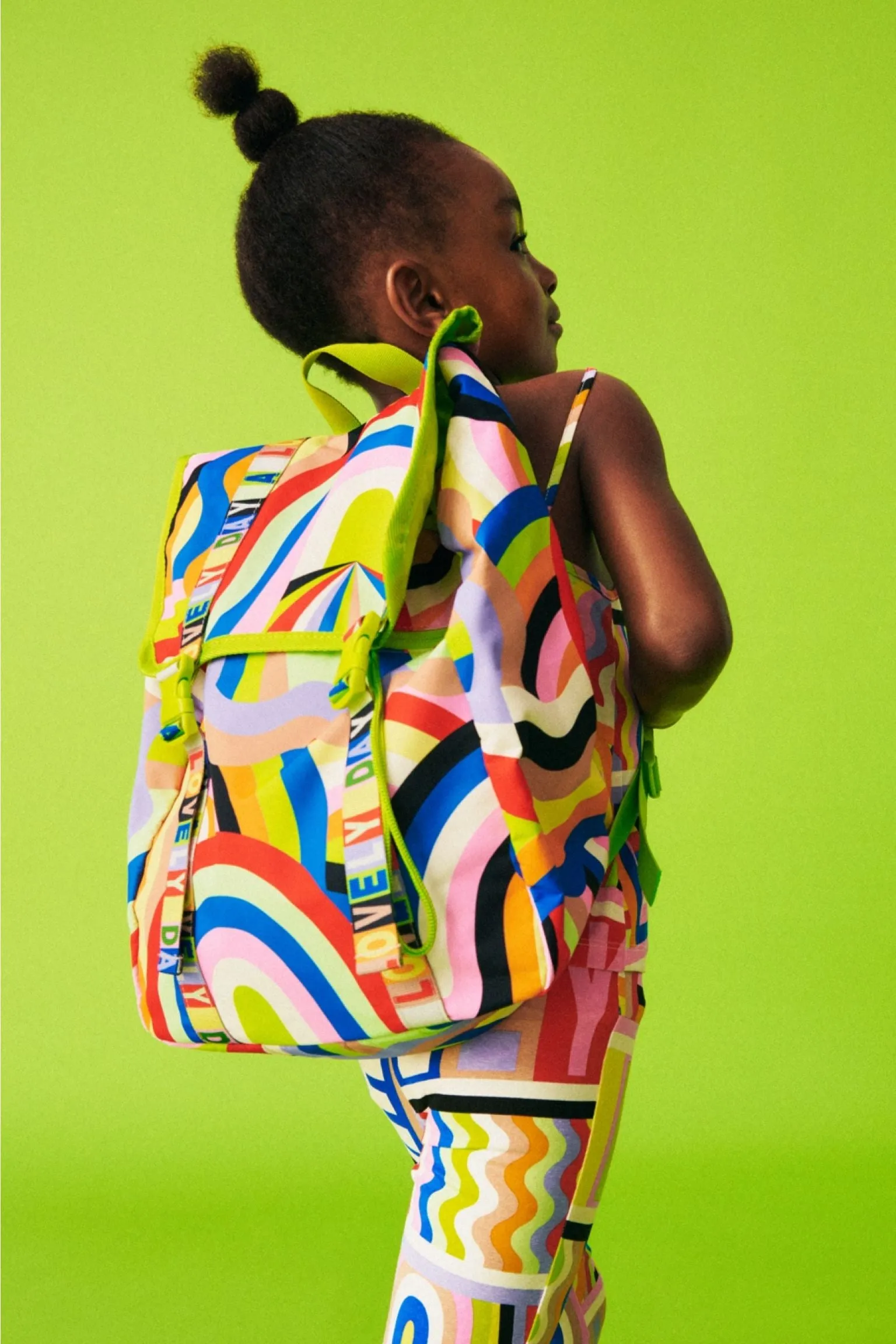 Backpack Lakwena x H&M Patterned Lovely Day, multicolor