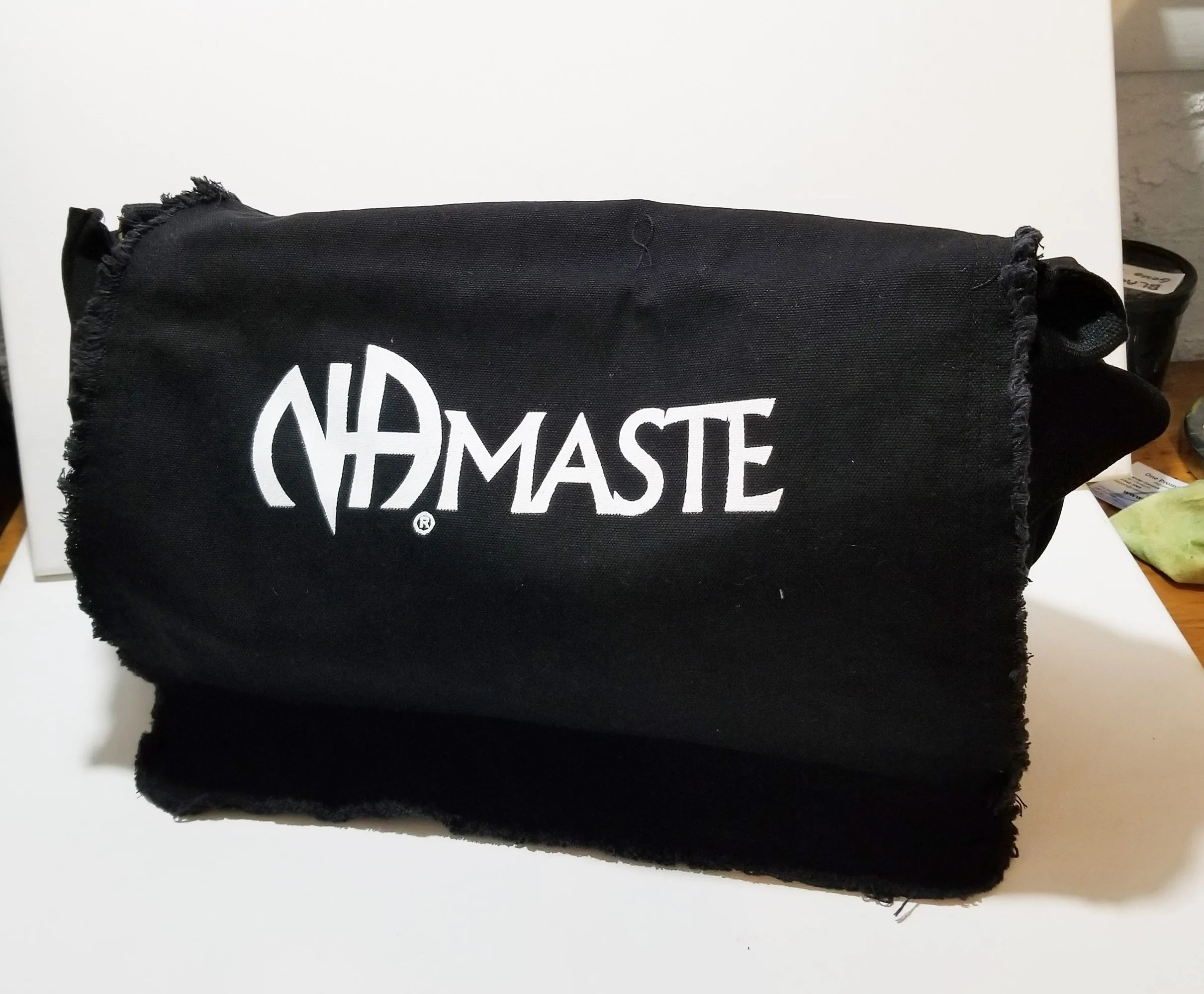 Bag- NAmaste Black Messenger Bag