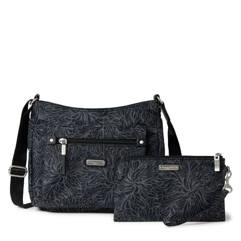 Baggallini Uptown Bagg With RFID Phone Wristlet