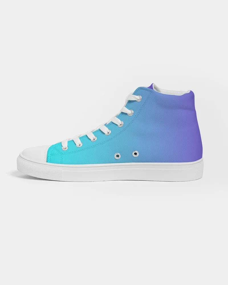 Bahama Blue Ombre Hightop Sneakers