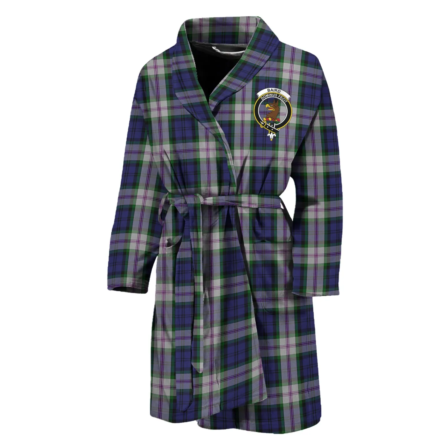 Baird Dress Tartan Bathrobe with Family Crest