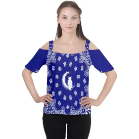 Bandana Cs'up Cutout Shoulder Tee