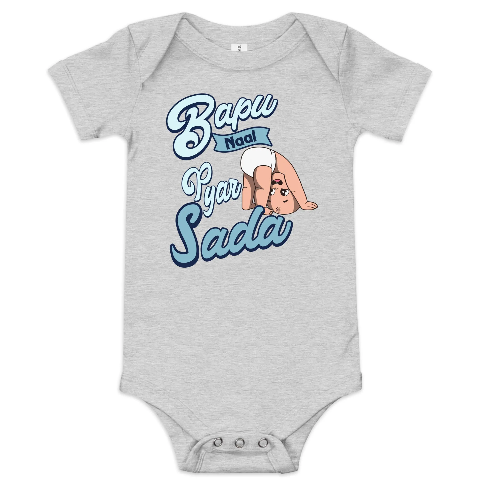 Bapu naal pyar sada Baby Onesies