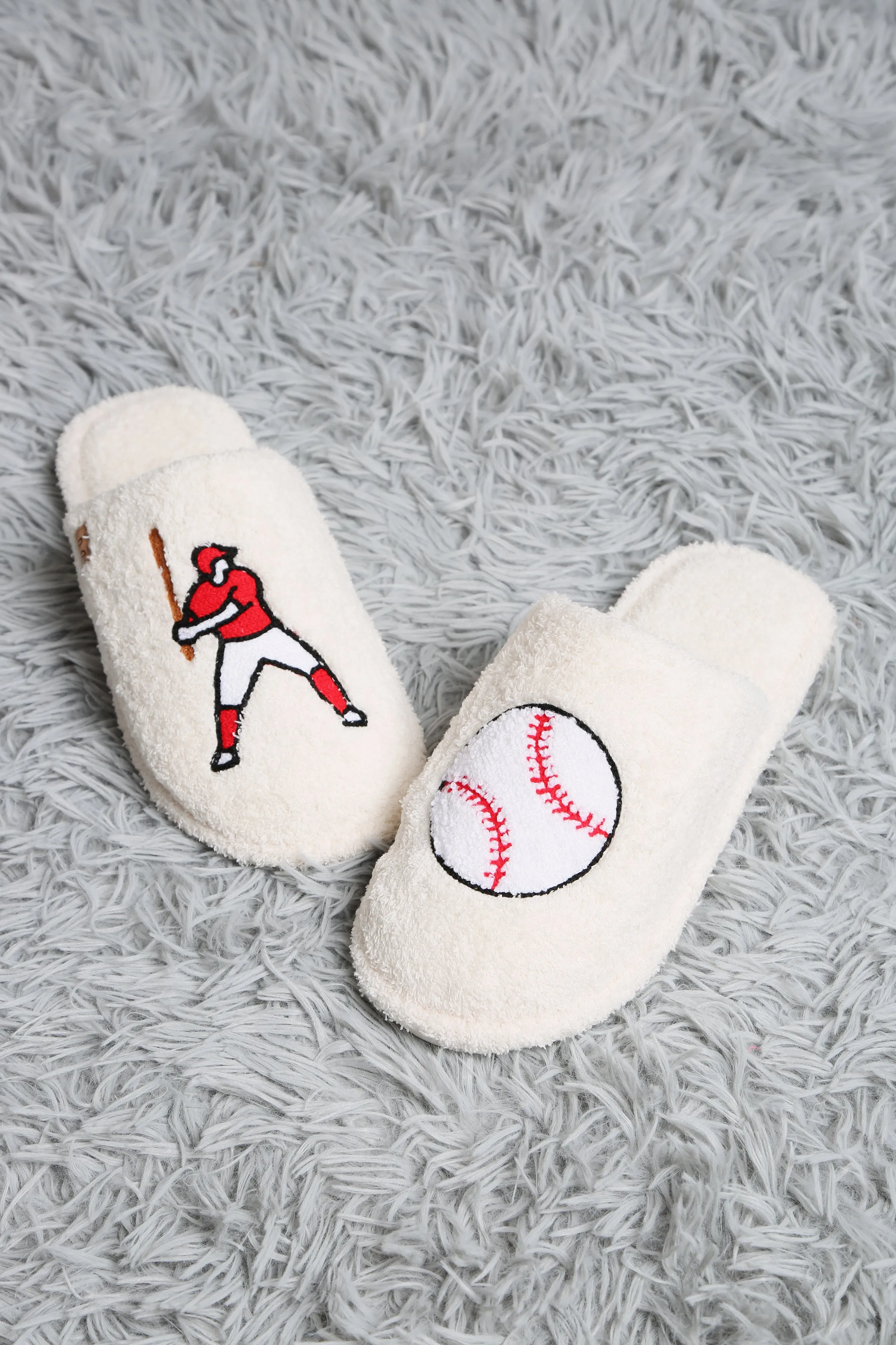 Baseball & Player Slippers - DEAL COUPON EXCLUDED