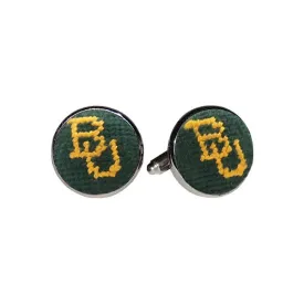 Baylor Needlepoint Cufflinks