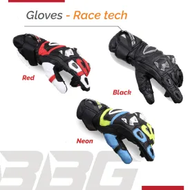 BBG Snell Race Tech Riding Gloves