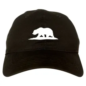 Bear Logo California Republic Mens Dad Hat Baseball Cap