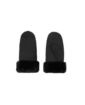 Beck Sondergaard Doa Shearling Black Mittens