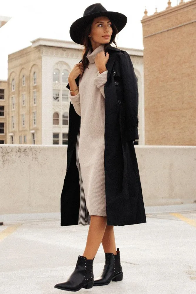 Bedford Trench Coat in Black