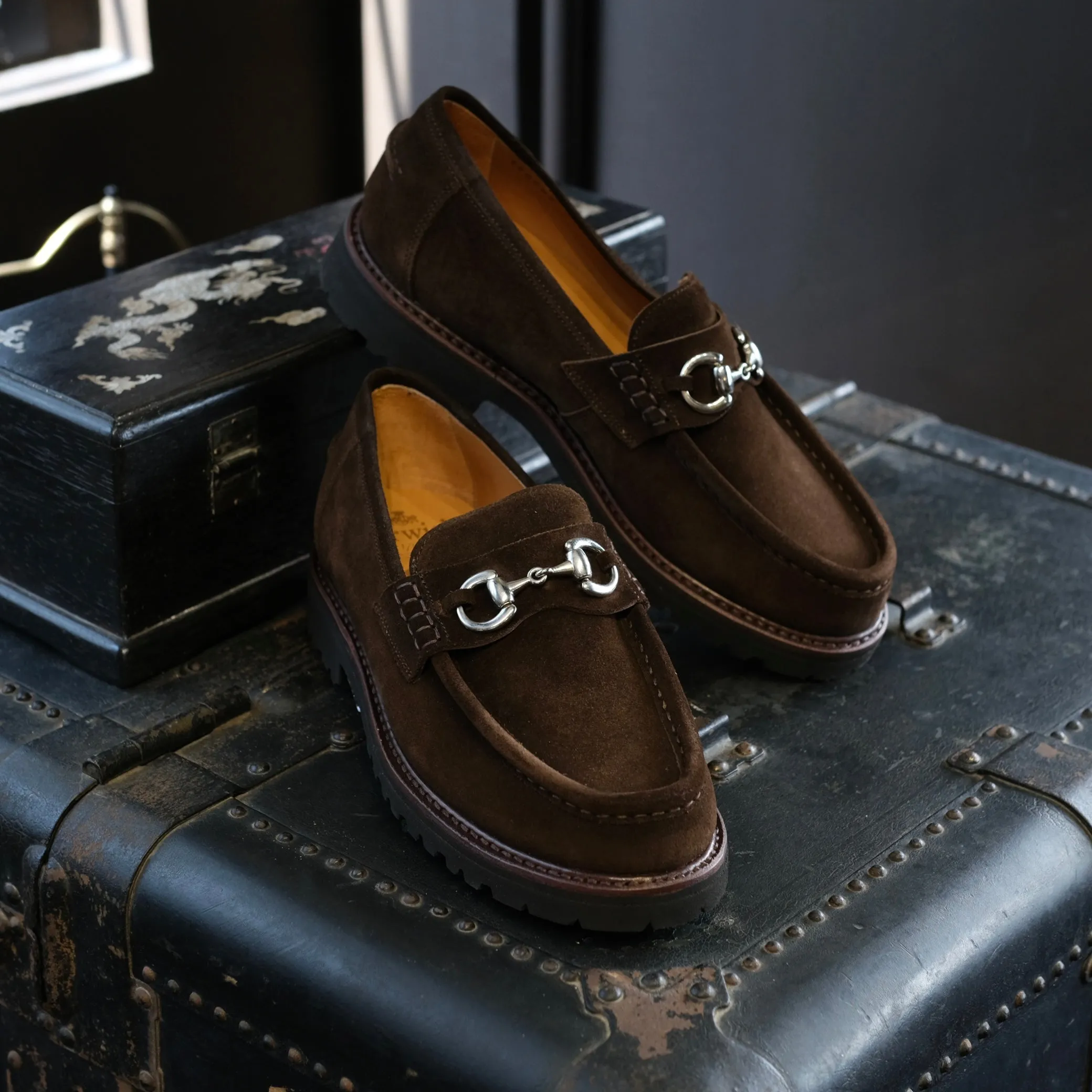 Berwick1707 Horsebit Loafer (Rubber Soles)