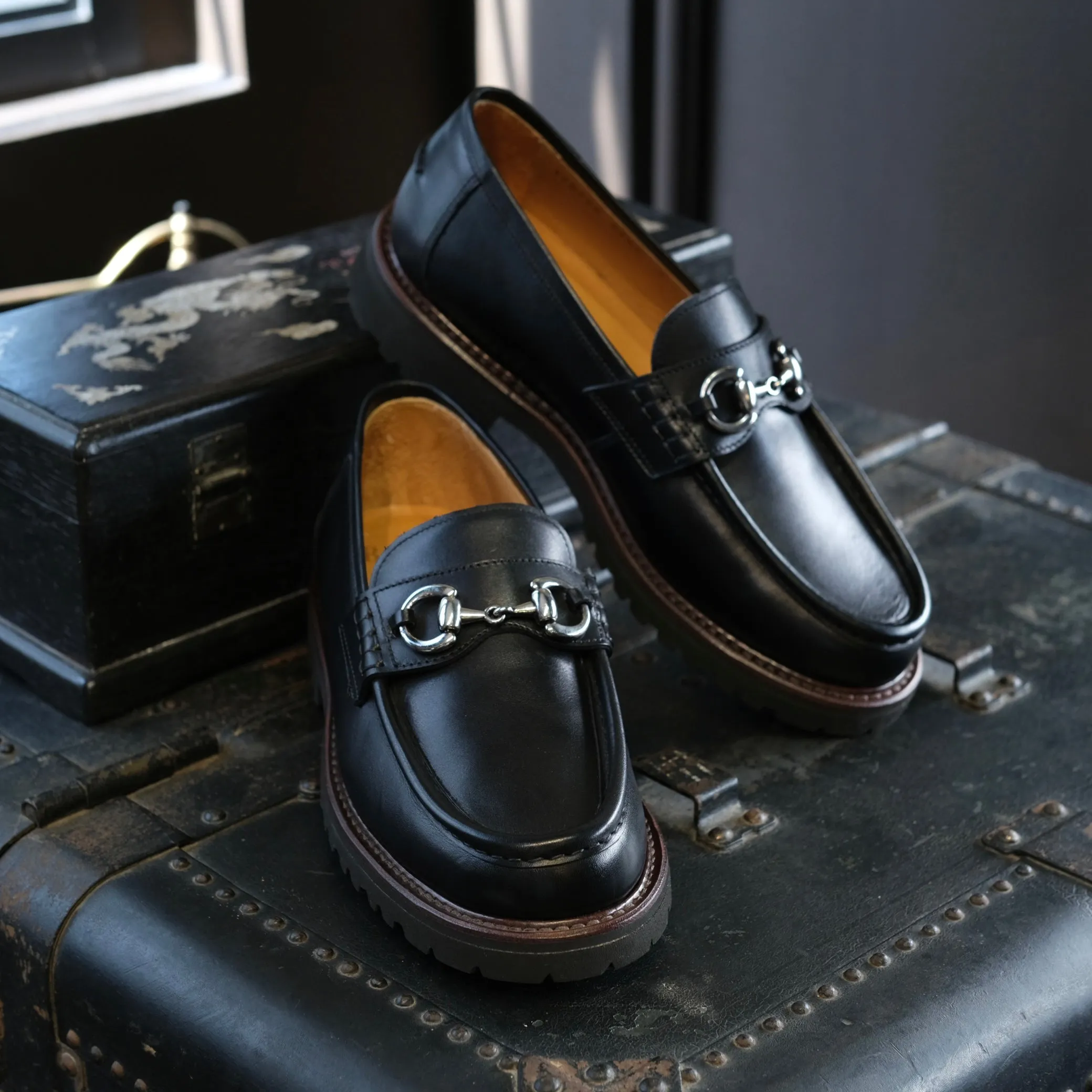 Berwick1707 Horsebit Loafer (Rubber Soles)