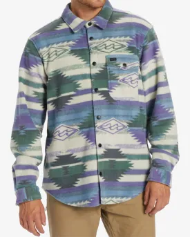 Billabong Furnace Flannel L/S Shirt-Washed Blue