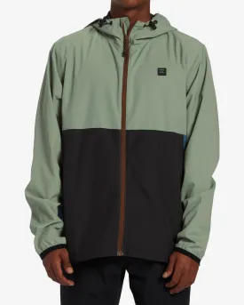 Billabong Transport Windbreaker Jacket-Sage