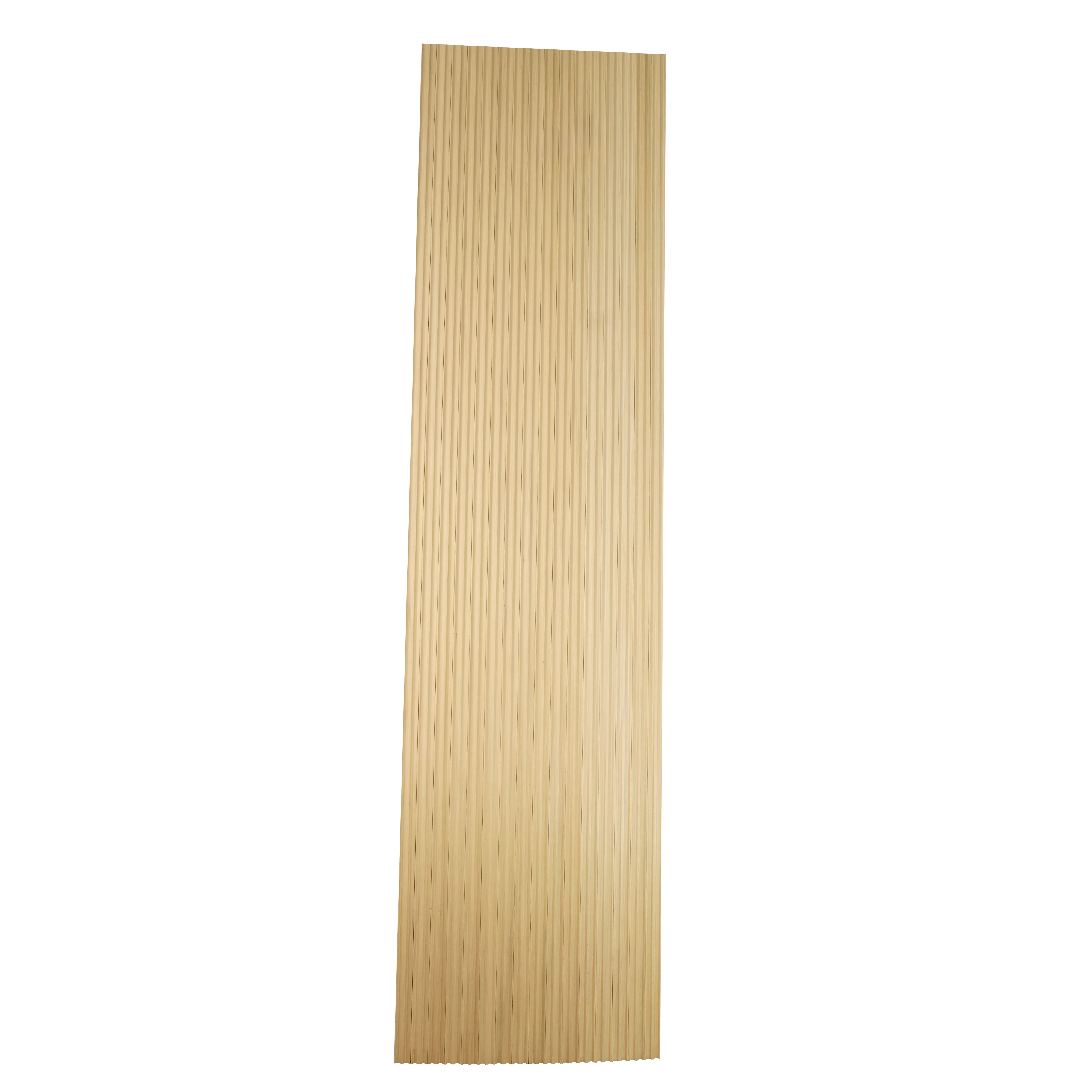 bingltd - 48" Long x 12" Wide , with  3/4" Cove Cut Flexible Tambour Unfinished - 1 PC (WP-8402-UNF)