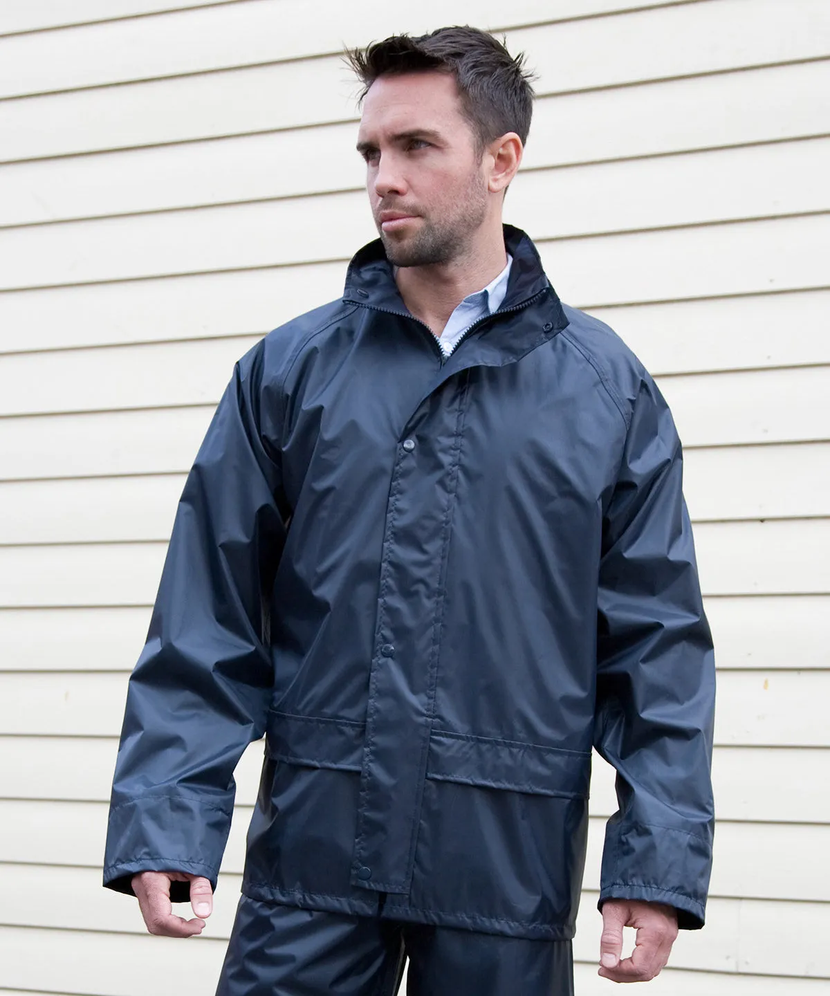 Black - Core rain jacket